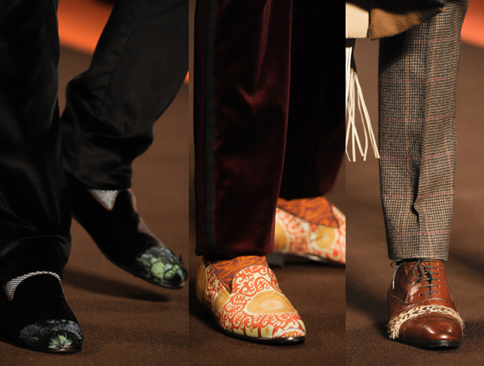 Los Zapatos Masculinos de las Pasarelas Otoño-Invierno 2012/2013