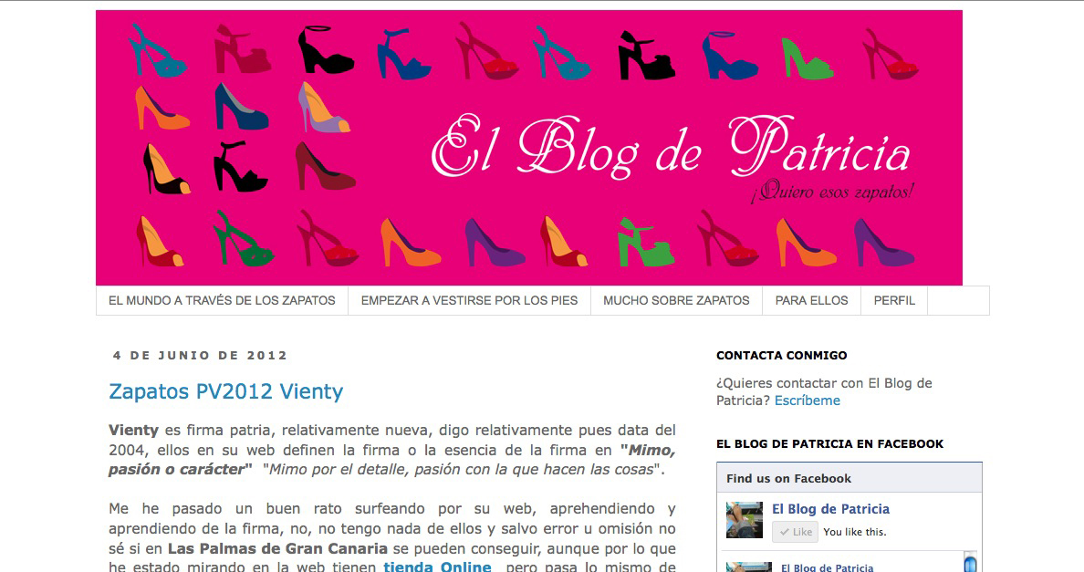 Entrevista a Patricia Jorge, creadora del blog español “El blog de Patricia”