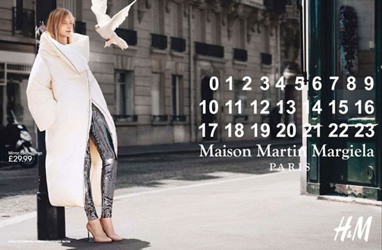 H&M lanza al mercado internacional su colaboración con Maison Martin Margiela