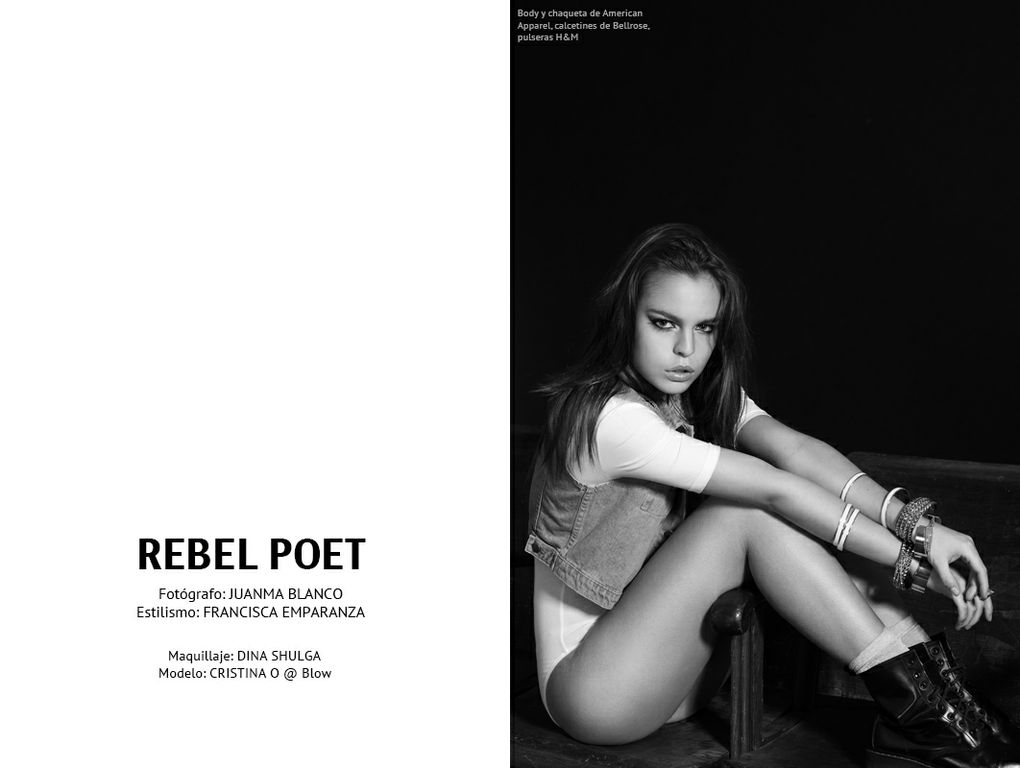 “Rebel Poet” por la estilista Francisca Emperanza