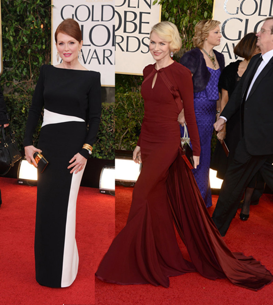 Los vestidos de los Golden Globe 2013