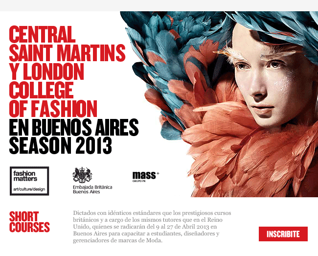 La Central Saint Martins y el London College of Fashion aterrizan en Buenos Aires