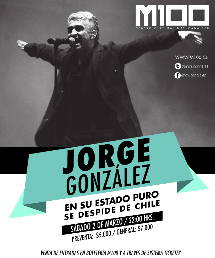 ¡Gana entradas para el concierto de despedida de Jorge González!