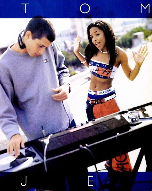 Flashback: Aaliyah y otros famosos para Tommy Hilfiger, 1997-1999