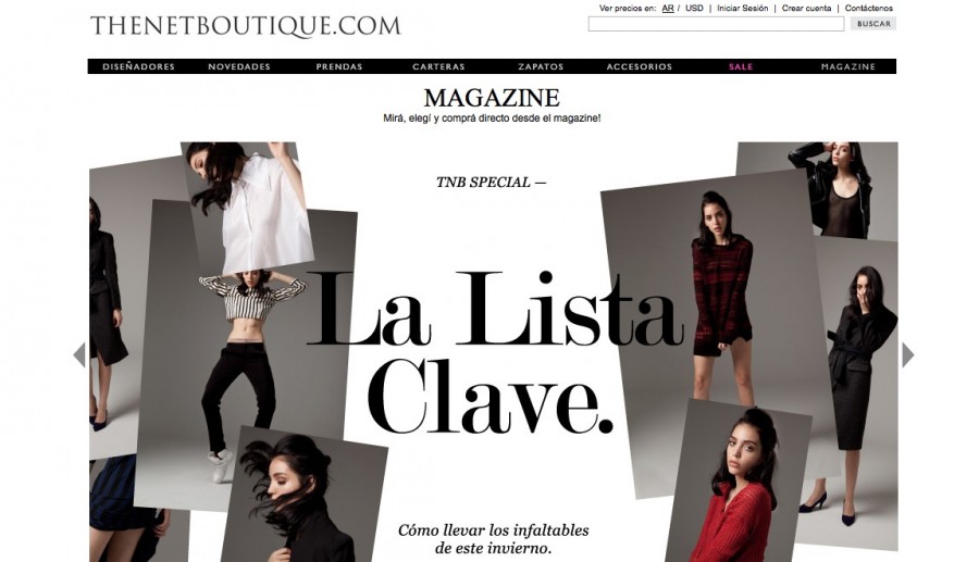 The Net Boutique: Tienda online de diseñadores argentinos