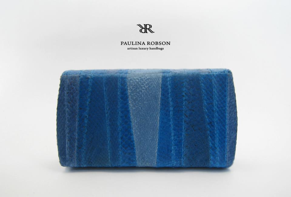 Las carteras de cuero de salmón de Paulina Robson