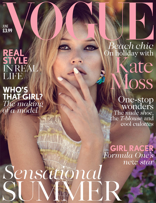 Kate Moss, ahora editora de Vogue UK!