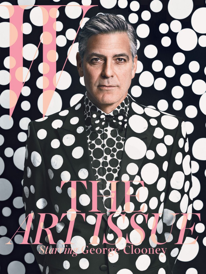 George Clooney a lo Yayoi Kusama