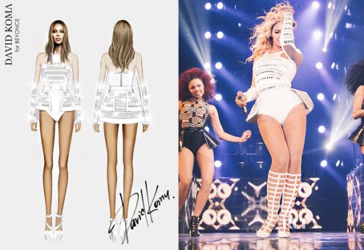 David Koma, el diseñador que vuelve a suprimir las caderas de Beyonce
