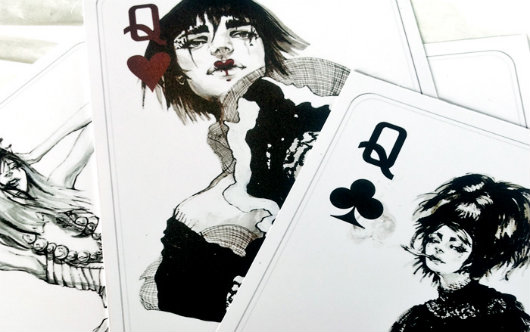VLC ♥ Fashion Playing Cards by Connie Lim