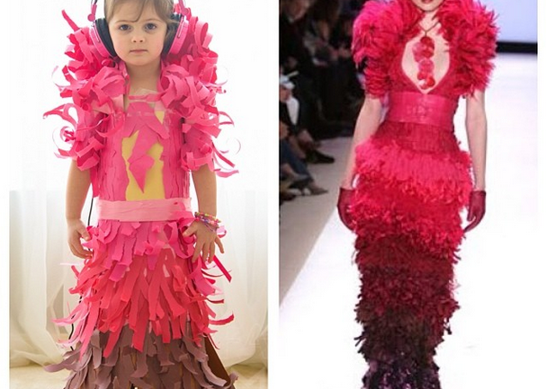 Mayhem: la niña que ha revolucionado en un día las redes sociales con sus clones de famosos vestidos