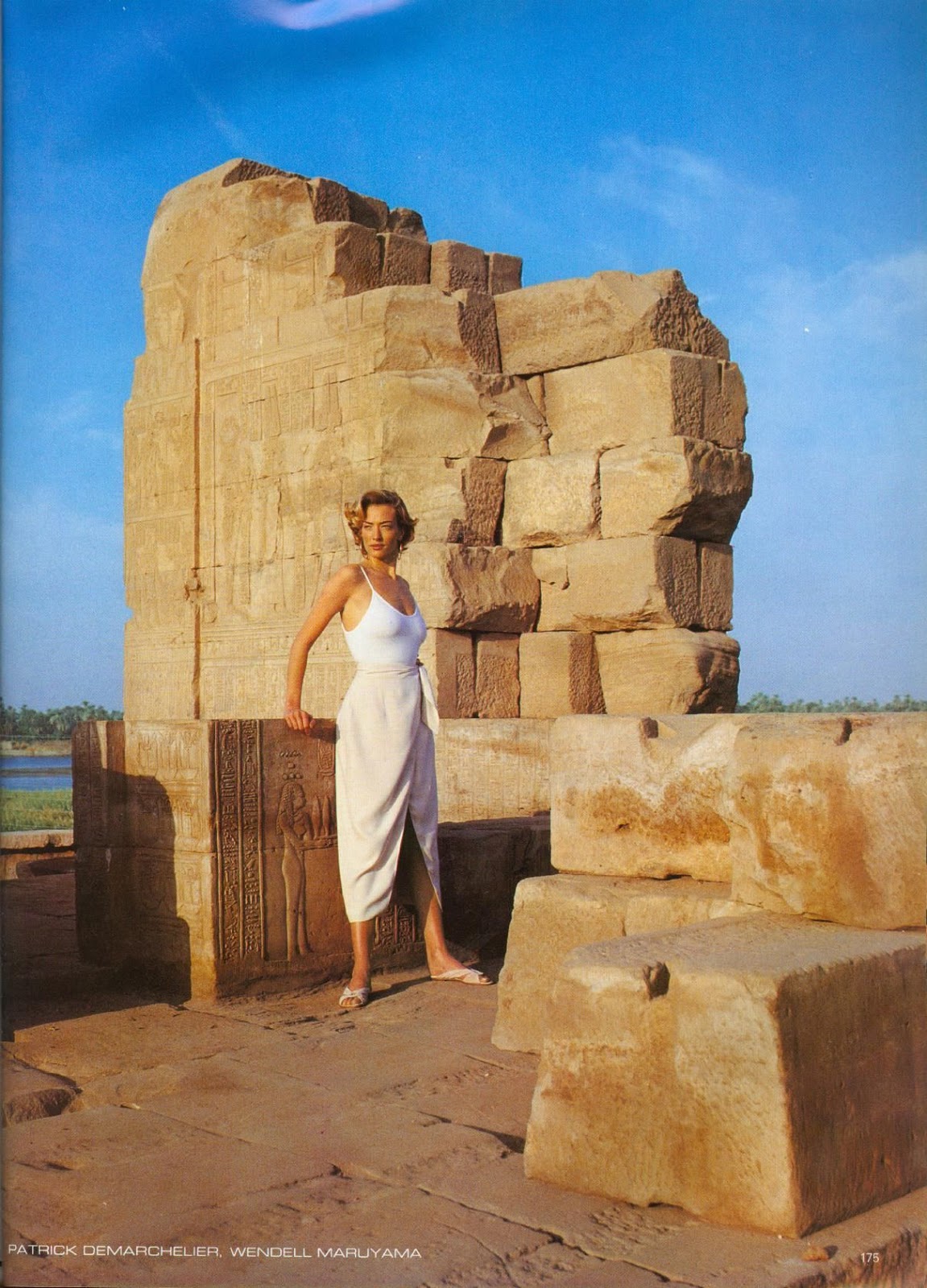 Egipto a través del lente de Patrick Demarchelier, 1993