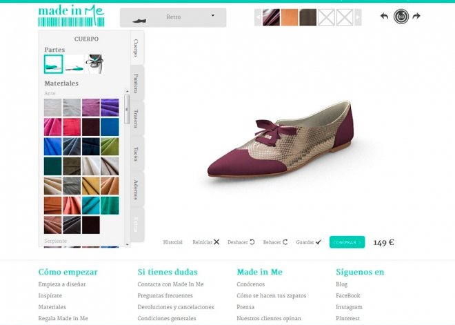 Made in Me: diseña los zapatos de tus sueños y recíbelos en la puerta de tu casa