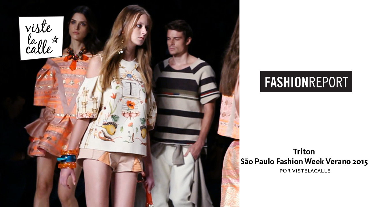 Video: Triton – São Paulo Fashion Week Verano 2015 por VisteLaCalle
