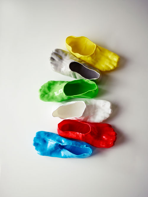 Fondue Slippers: Las pantuflas de Satsuki OHATA a base de agua y PVC