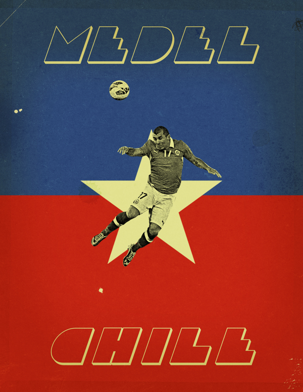 Ilustraciones mundialeras: Los afiches de Jon Rogers y su proyecto “World Cup 2014: Each Country’s Fan Favorite”