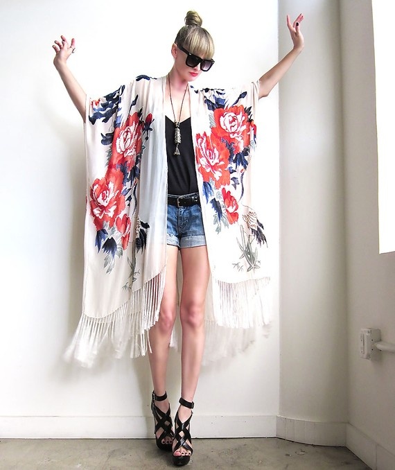 Kimono Boho: la prenda básica de la próxima primavera