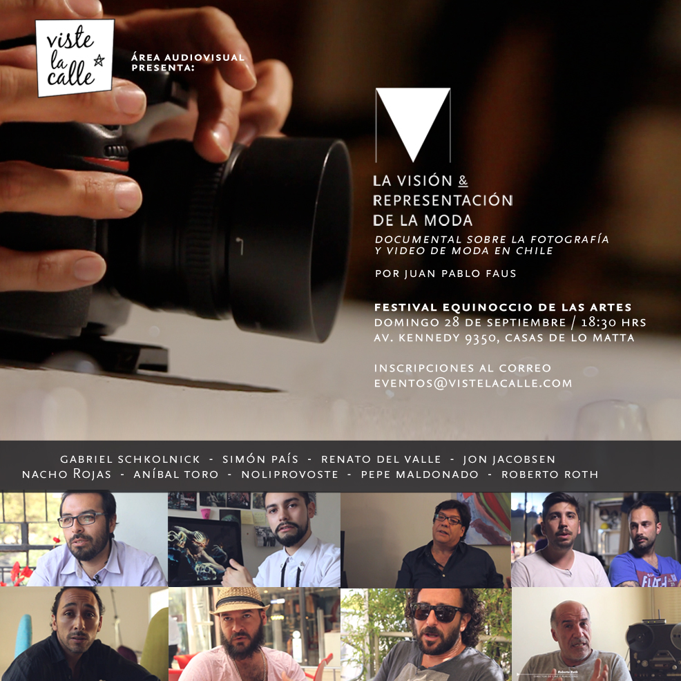 Charla y Documental VisteLaCalle “La visión y representación de la moda” en Festival Equinoccio de las artes