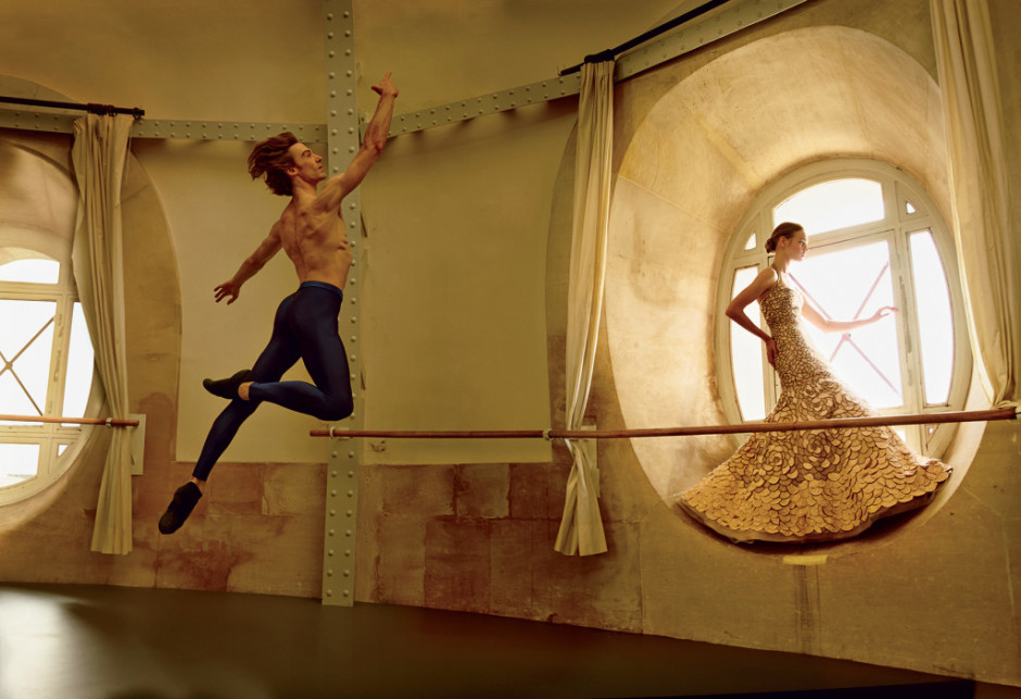 El ballet y la elegancia por Annie Leibovitz, Vogue 2014