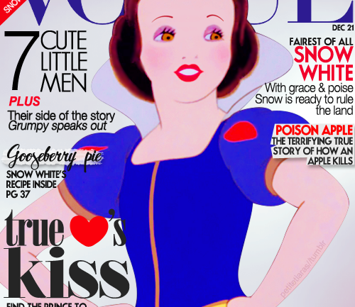 Las portadas de las Princesas Disney y sus consejos de belleza