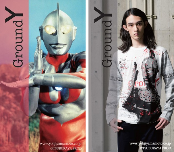 Yohji Yamamoto y su colección de poleras unisex inspiradas en Ultraman