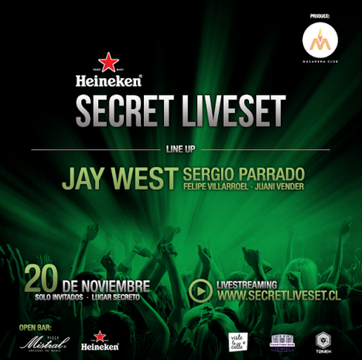 Concurso Express: ¡Gana entradas para la fiesta Heineken Secret Liveset!