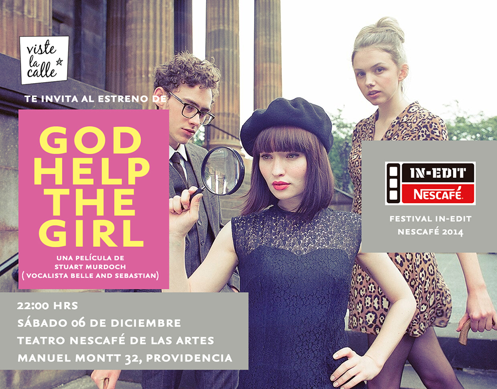 Concurso: ¡Gana entradas para el estreno de God Help The Girl en el festival In-Edit Nescafé!