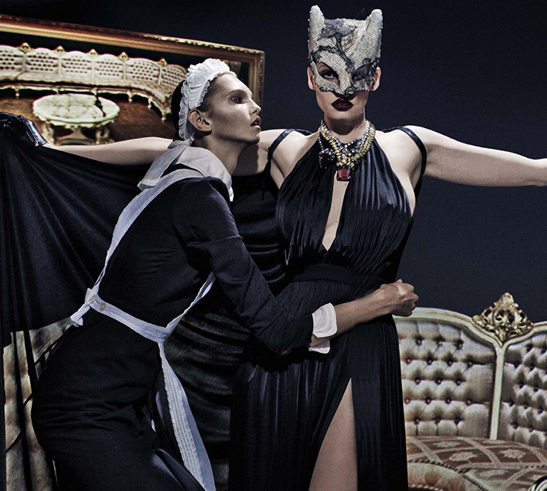 Lara Stone a lo Belle de Jour para Vogue Italia, 2015