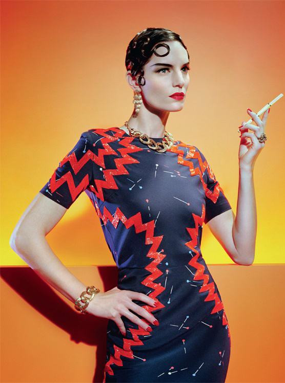 El estilo de Miles Aldridge para Vogue Italia, 2015