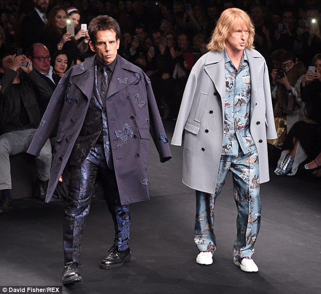 Zoolander en París Fashion Week: Ben Stiller y Owen Wilson cierran el desfile de Maison Valentino FW 2015