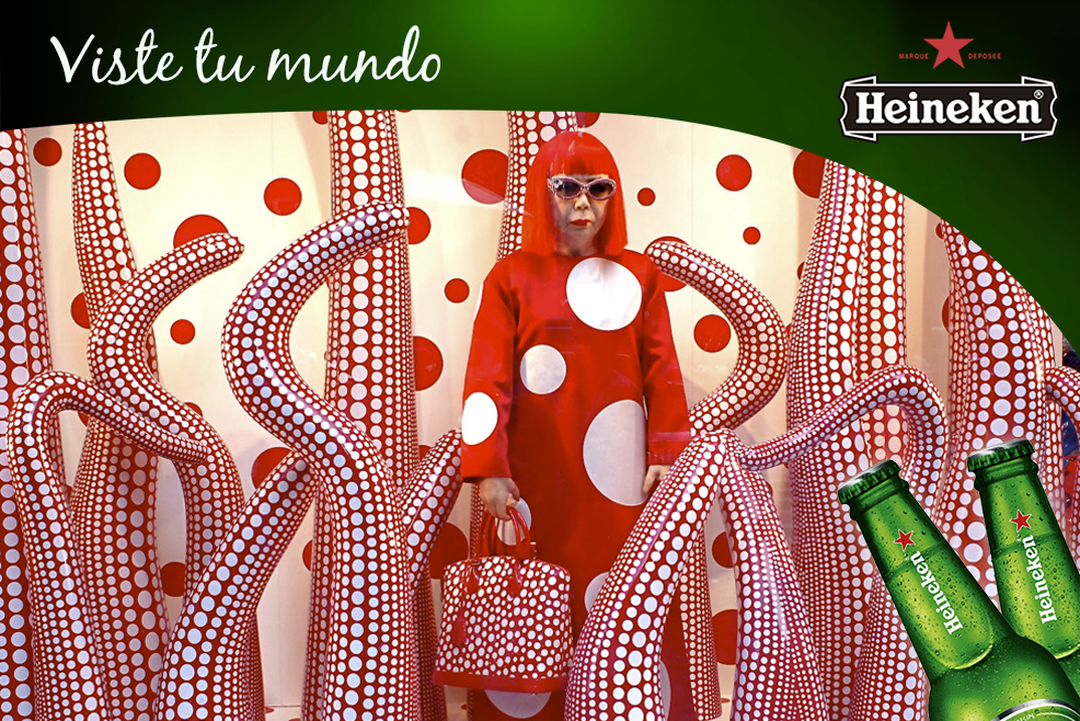 Heineken: Todo lo que debes saber antes de ir a la exposición de Yayoi Kusama en Chile
