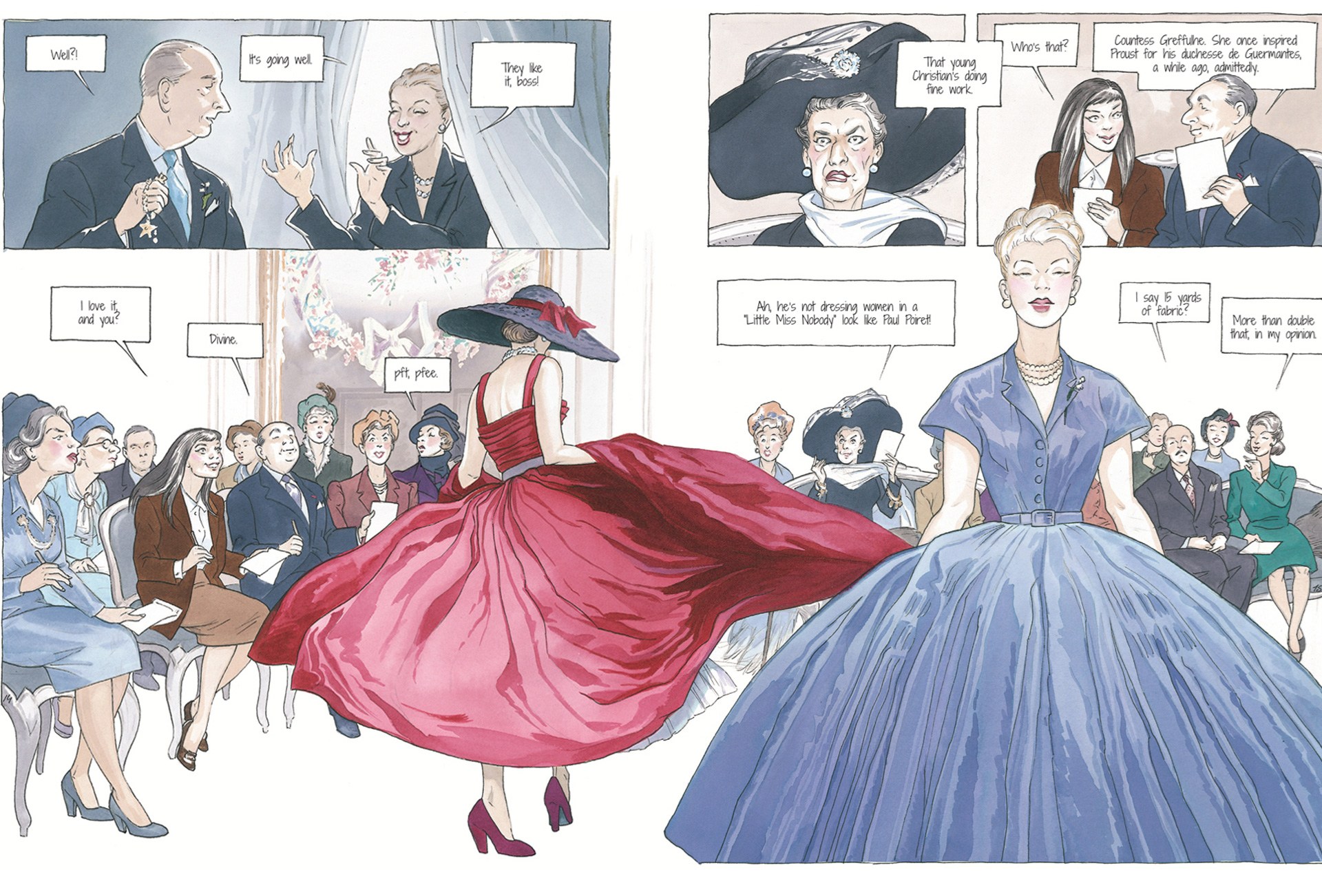 “Girl in Dior”, el cómic basado en el trabajo de Christian Dior