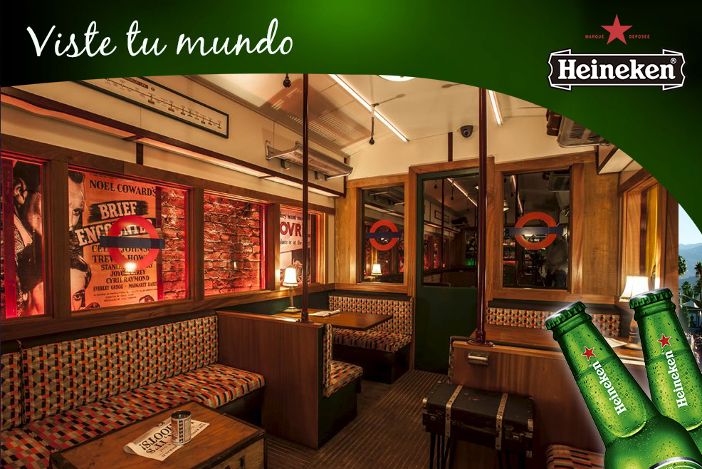 VisteTuMundo por Heineken: Cahoots, el bar londinense inspirado en el metro