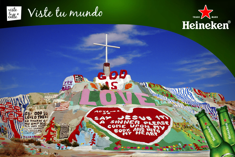 #HeinekenLife: Salvation Mountain, un colorido santuario