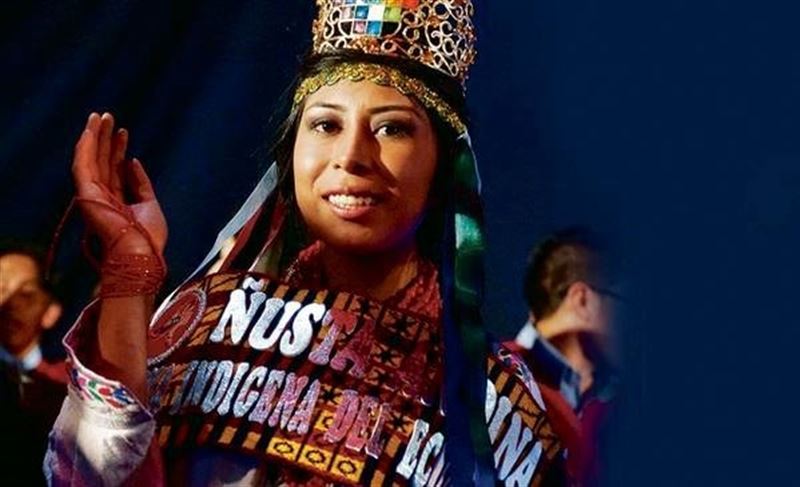 ‘Ñusta Andina’, la primera reina indígena de Ecuador