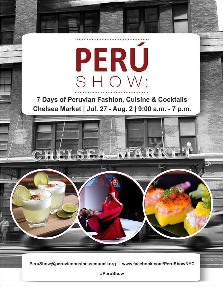 #VLCNewYork: PeruShow, el evento que reunirá lo mejor del diseño, la artesanía y la cocina peruana en Chelsea Market