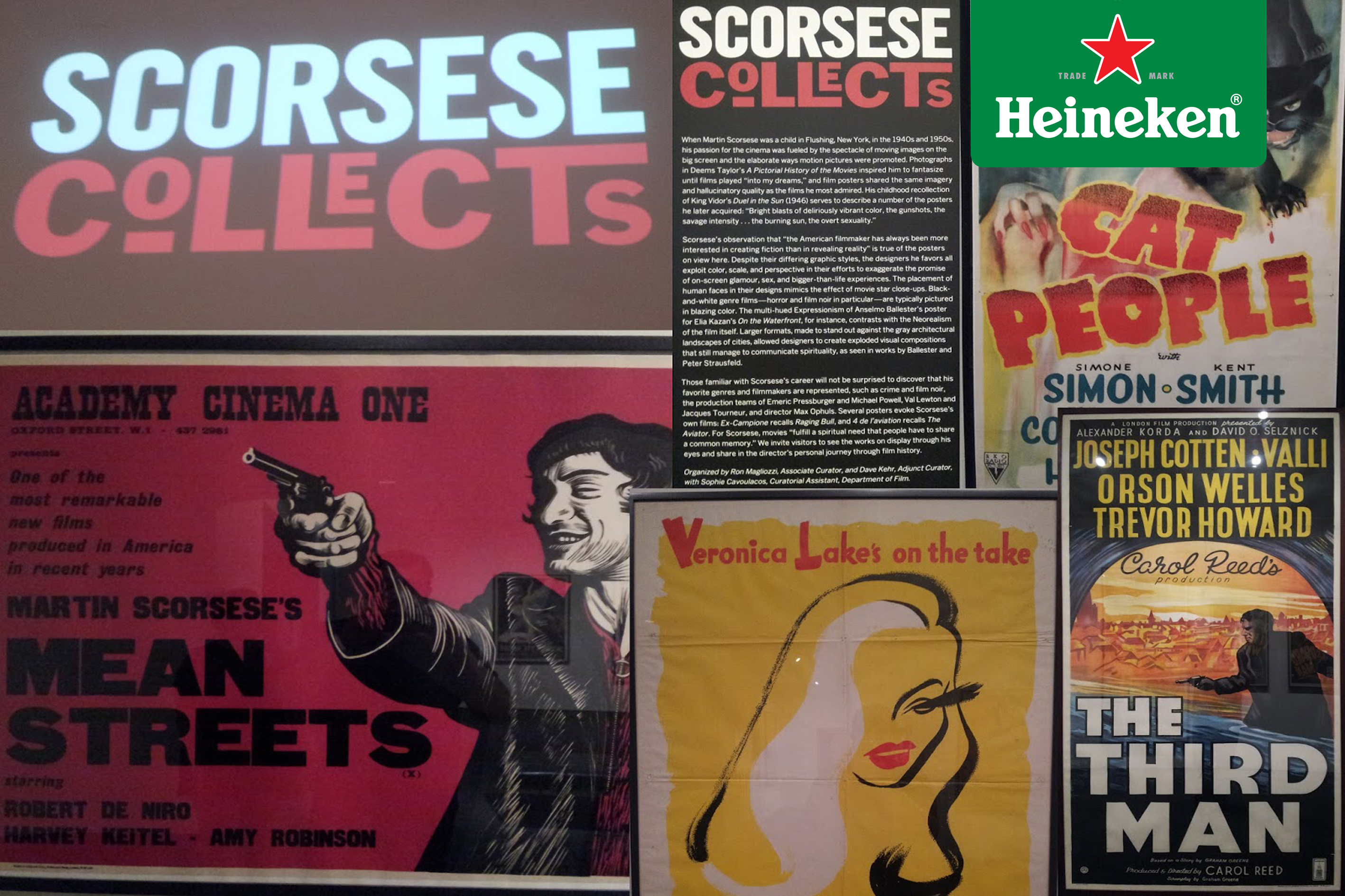 “Scorsese Collects”, pósters de cine clásico de la mano del director en Nueva York #HeinekenLife