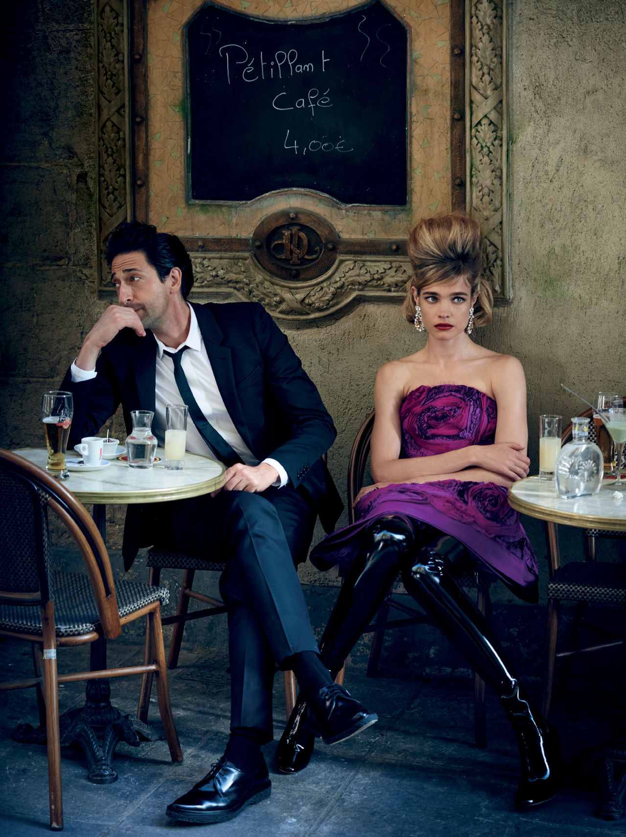 Amor eterno con Adrien Brody en Vogue, julio 2015