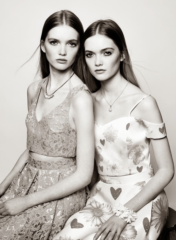 Las gemelas Ruth y May Bell, la nueva sensación del modelaje