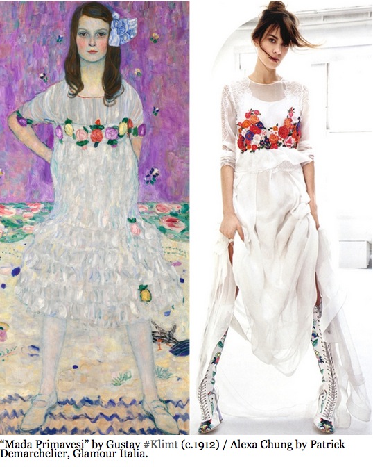@ArtlexaChung, la cuenta de Instagram que compara el estilo de Alexa Chung con el arte