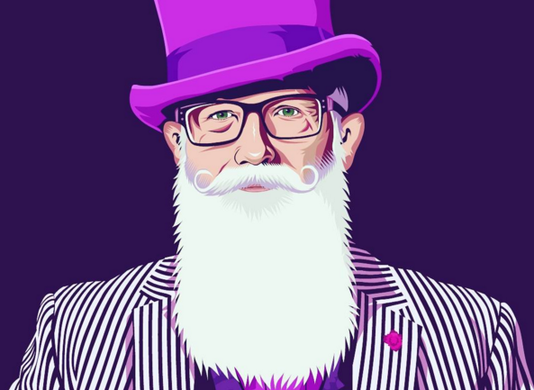 Pablo Sikosia, el ilustrador de barbas chileno