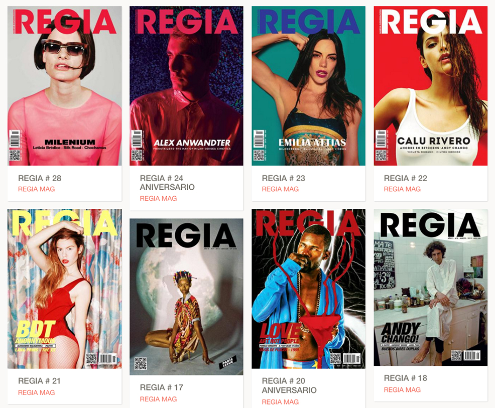 REGIA MAG, revista de moda independiente en Argentina