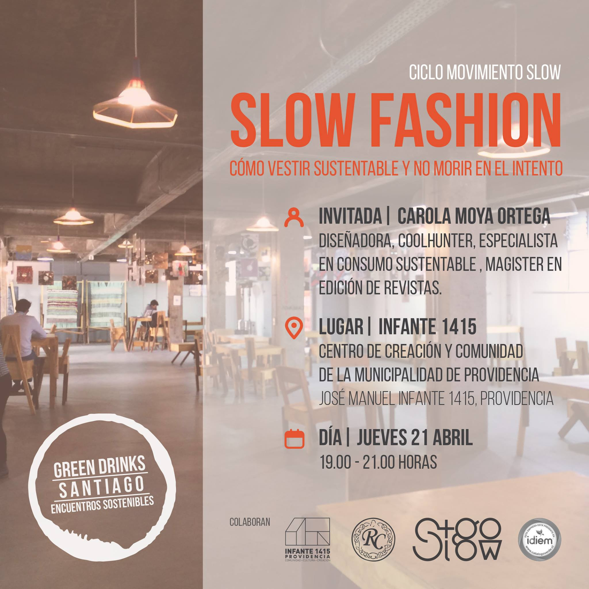 Este jueves: Charla Slow Fashion “Cómo vestir sustentable y no morir en el intento” en Green Drinks