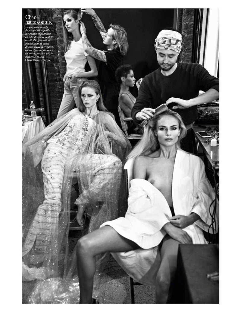 El backstage de la moda en Vogue Paris, junio 2016