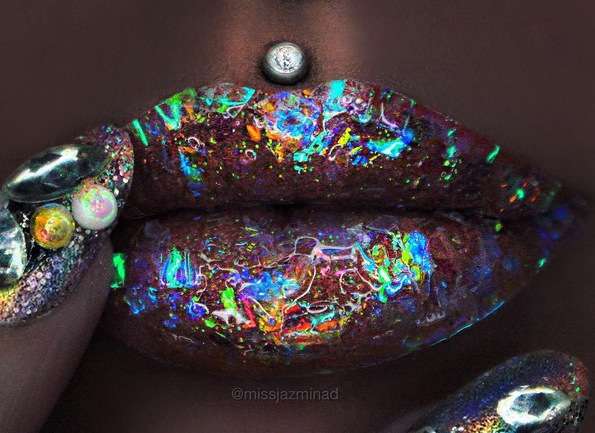 @missjazminad, la cuenta de Instagram que muestra arte a través de los labios
