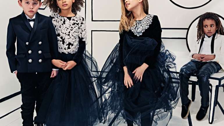 VLC Kids: Un vistazo a la línea de ropa infantil de Balmain inspirada en North West