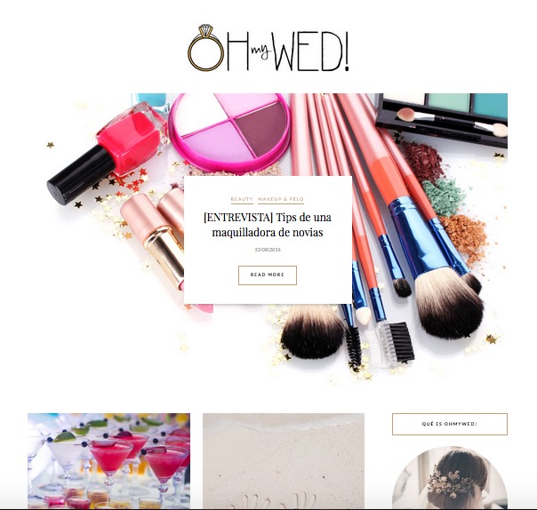 OhMyWed!, el nuevo sitio web chileno para novias