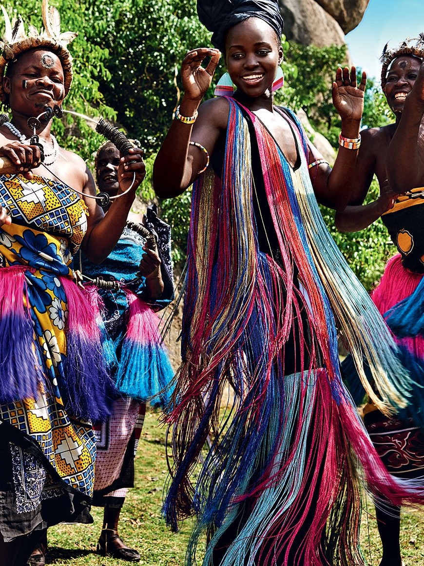 Lupita Nyong’o y sus raíces africanas retratadas por Mario Testino