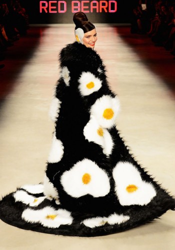 Diseños de moda inspirados en huevos