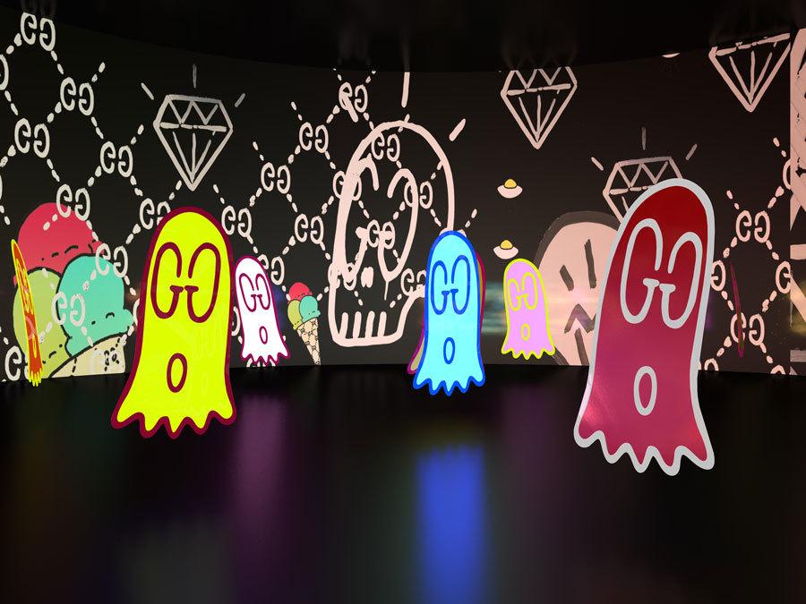 “Gucci 4 Rooms”: Una mirada al interior de la instalación de arte de Gucci en Tokio